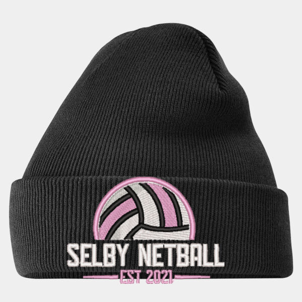 Selby Netball - Original cuffed beanie Thumbnail