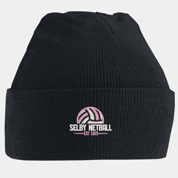 Selby Netball - Junior original cuffed beanie Thumbnail